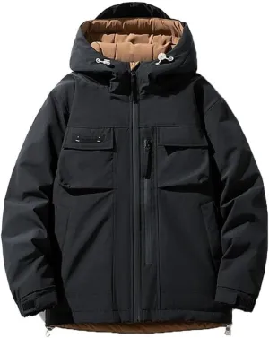 Men's Down Jacket Loose Jacket Plus Size Trend Warm Duck Down Jacket