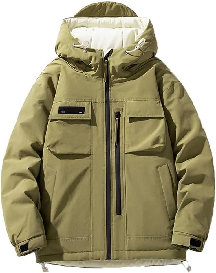 Men's Down Jacket Loose Jacket Plus Size Trend Warm Duck Down Jacket