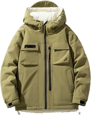 Men's Down Jacket Loose Jacket Plus Size Trend Warm Duck Down Jacket