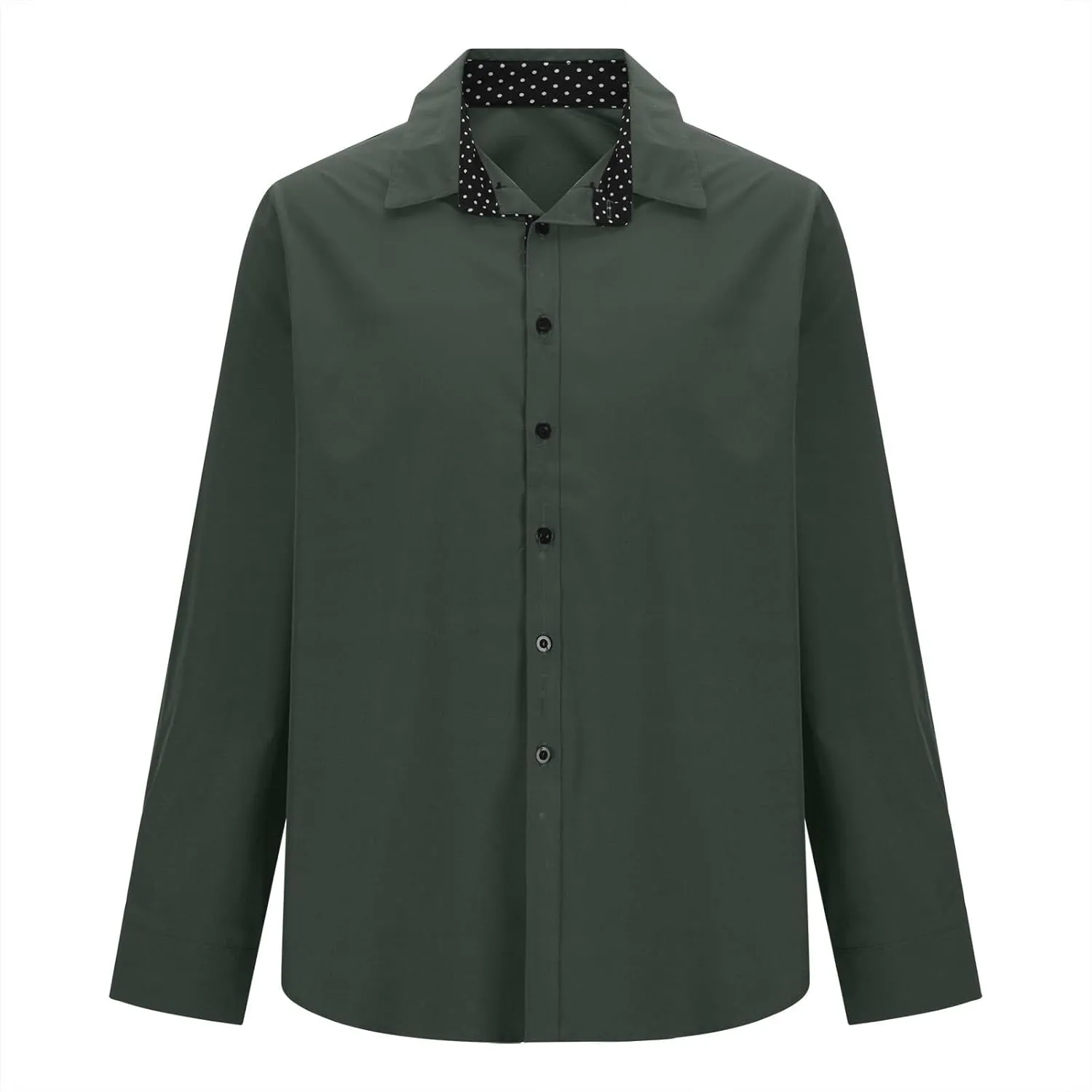 Men's Dress Shirts Big and Tall Long Sleeve Shirt Stretch Fall Dress Shirt