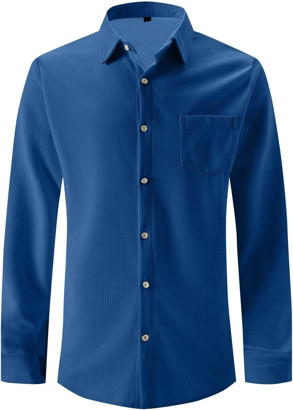 Men's Dress Shirts Stretch Fall Dress Shirt Casual Work Shirt