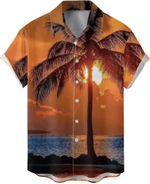 Men's Hawaiian Shirt Printed Casual Shirt Custom Hawaiian Shirt Men's Hawaiian Shirt 2024 Hawaiian Shirts for Men's