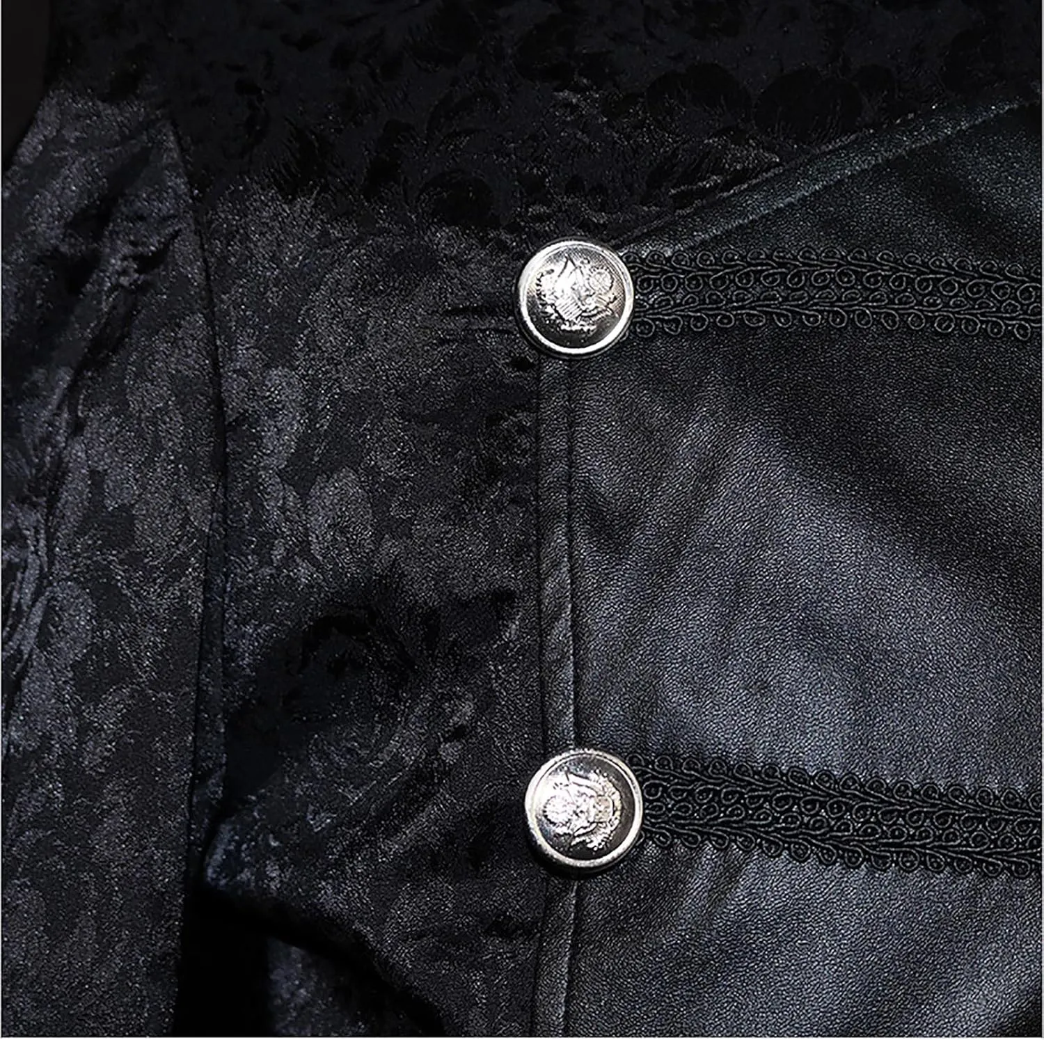Men's Hooded Trench Coat Halloween Retro Gothic Style Long Windbreaker Jacket Fashion Long Sleeve Tuxedo Jackets