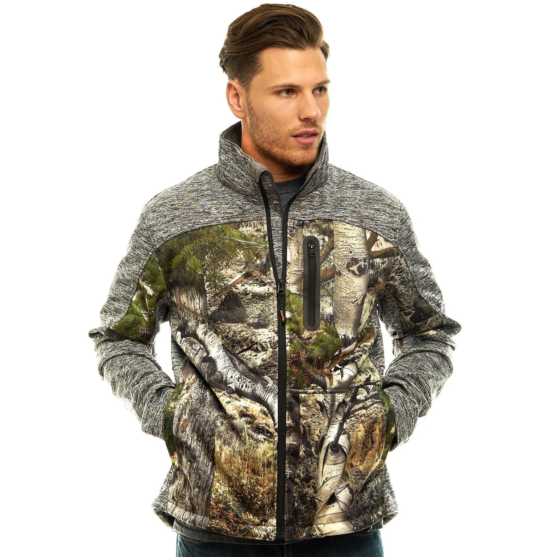 Men's Moss Oak Custom XRG Softshell Jacket Mountaion Country Camo