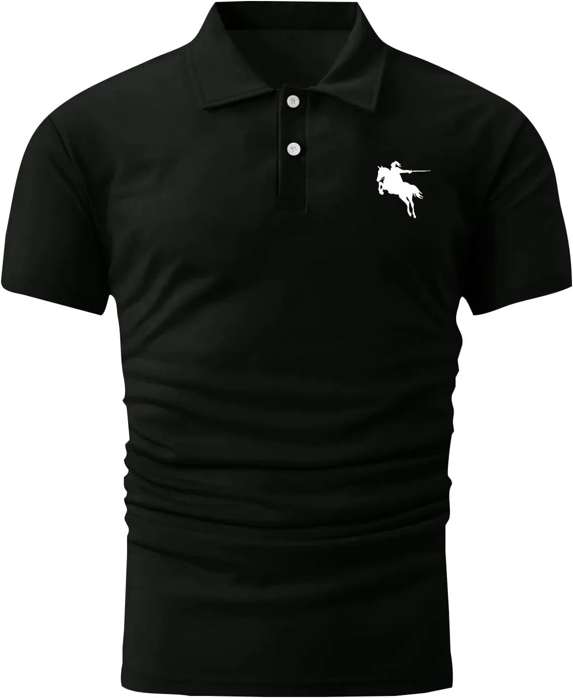 Men's Polo Shirts Crewneck Button-Down Quick Dry Breathable Work Summer Shirts