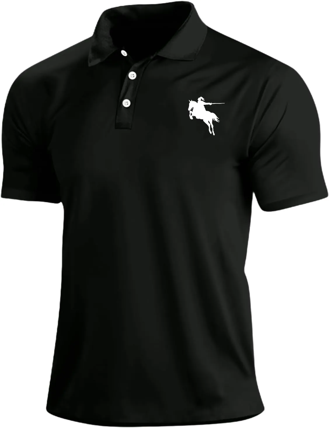 Men's Polo Shirts Crewneck Button-Down Quick Dry Breathable Work Summer Shirts