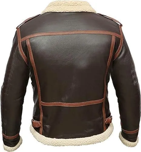 Mens Shearling Leather Jacket | Leather Shearling Jacket