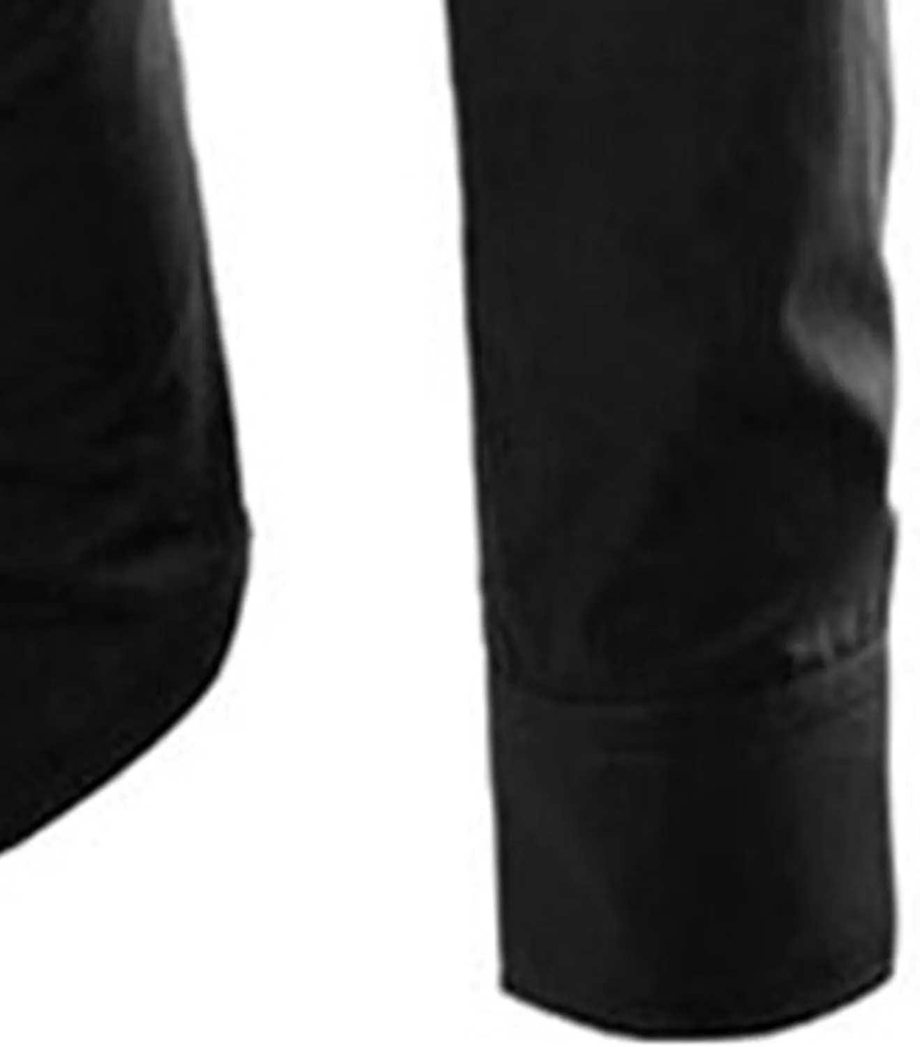 Men's Stylish Casual Business Shirt Slim Fit Long Sleeve Button Up Dress Shirt Solid Formal Dress Shirt