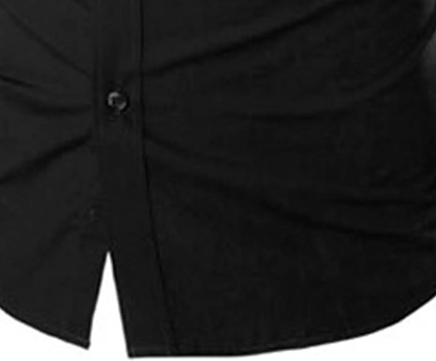 Men's Stylish Casual Business Shirt Slim Fit Long Sleeve Button Up Dress Shirt Solid Formal Dress Shirt
