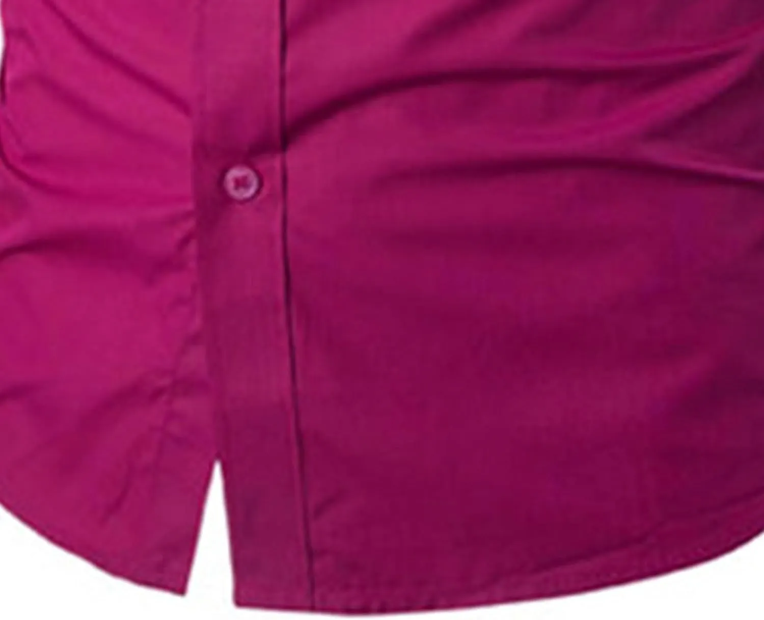 Men's Stylish Casual Business Shirt Slim Fit Long Sleeve Button Up Dress Shirt Solid Formal Dress Shirt