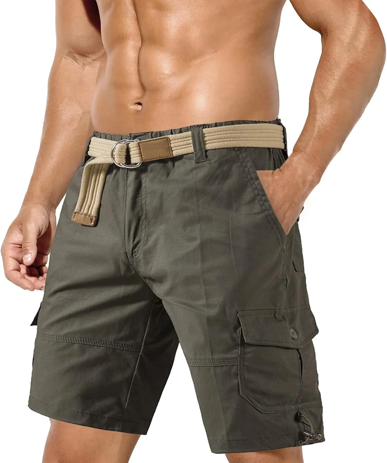 Mens Summer Athletic Shorts Outdoor Casual Work Out Shorts Gym for Hiking Tactical Camping Travel Short Pants