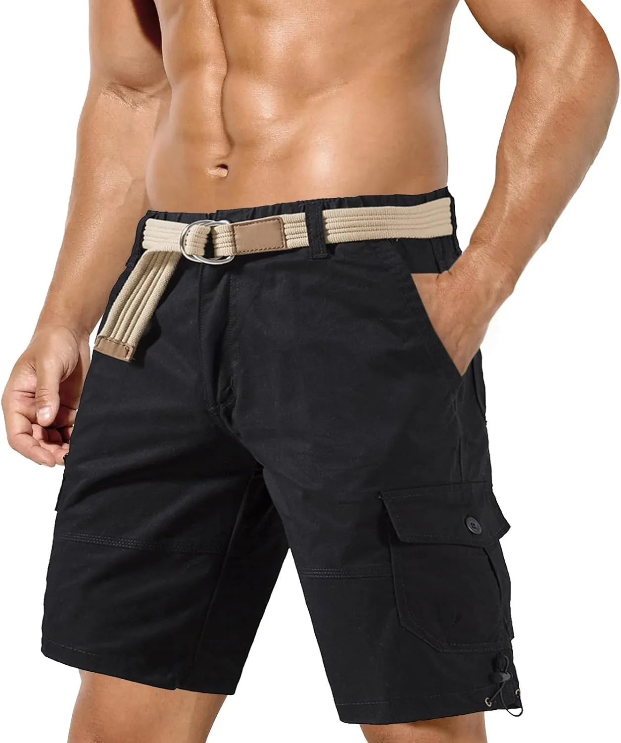 Mens Summer Athletic Shorts Outdoor Casual Work Out Shorts Gym for Hiking Tactical Camping Travel Short Pants