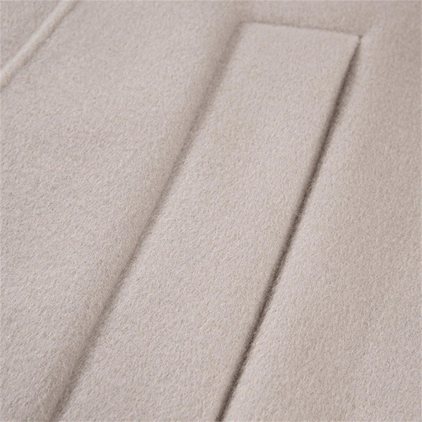 Men's Trench Style Wool Coat