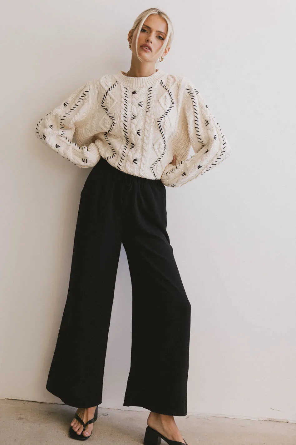 Milani Cable Knit Sweater - FINAL SALE