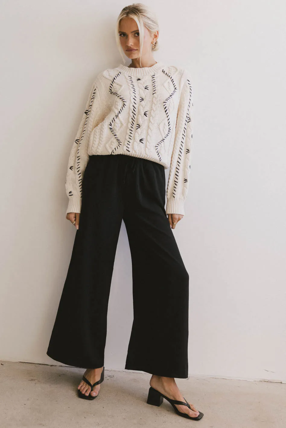Milani Cable Knit Sweater - FINAL SALE