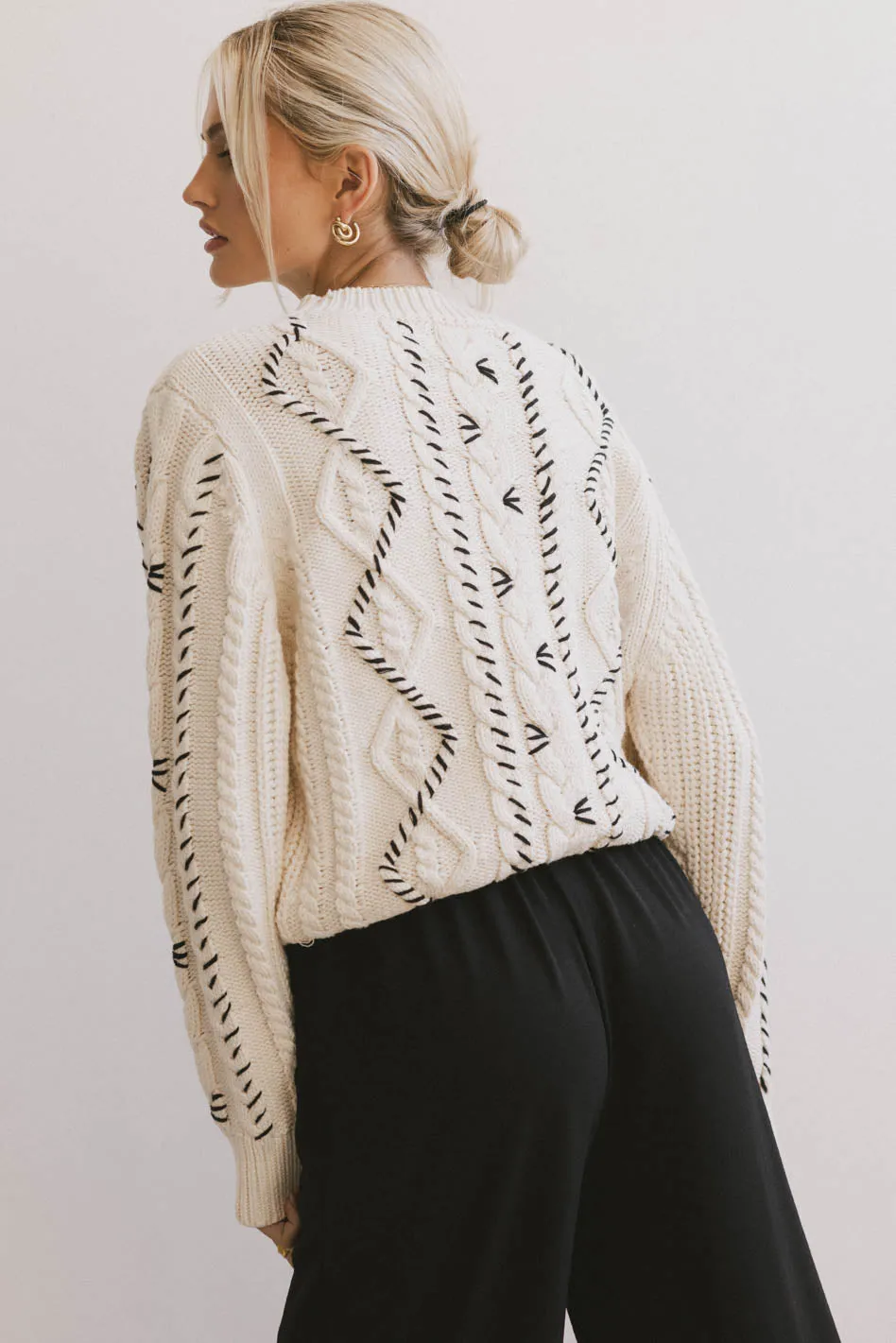 Milani Cable Knit Sweater - FINAL SALE