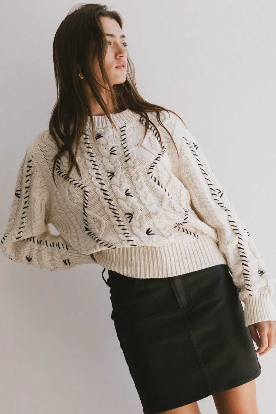 Milani Cable Knit Sweater - FINAL SALE