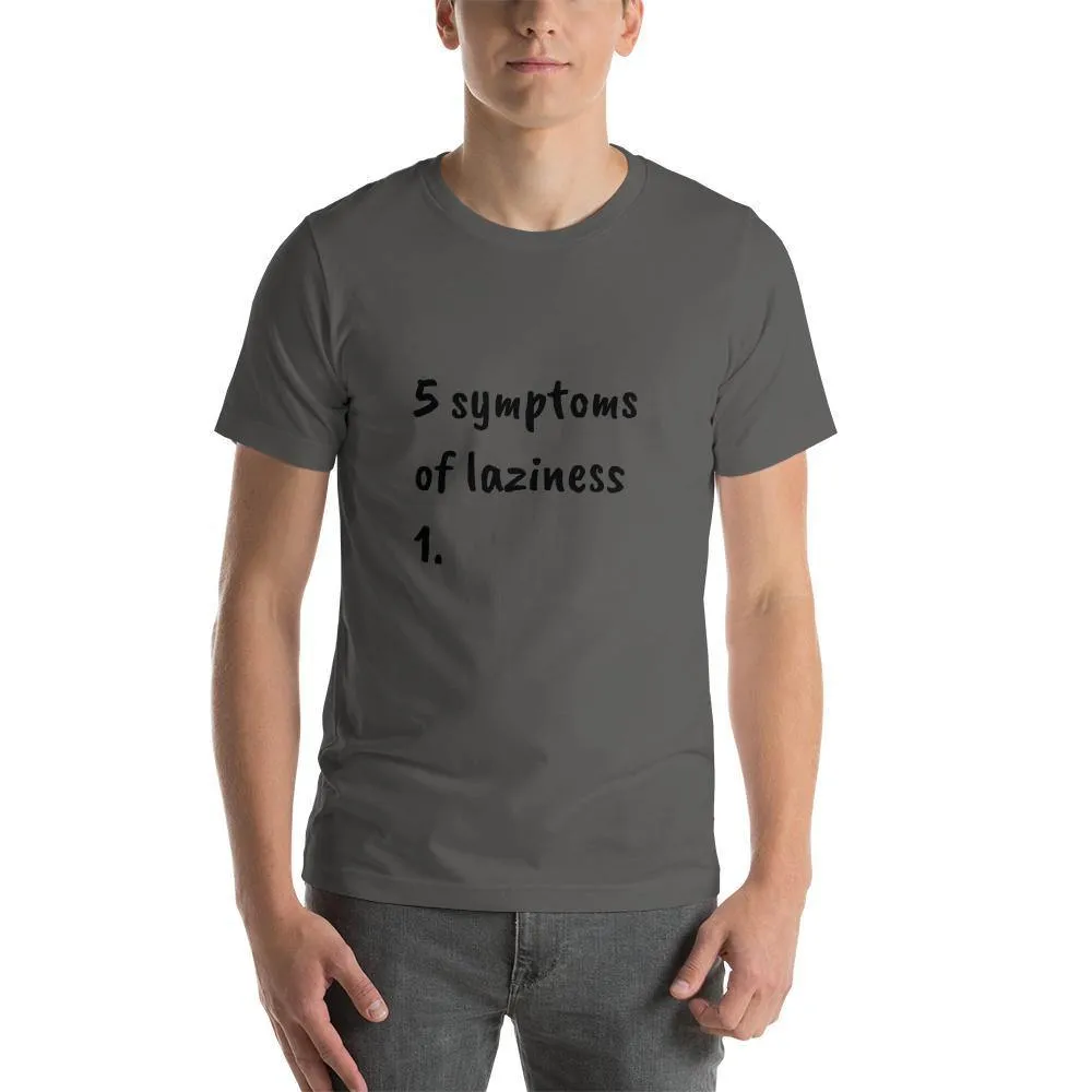 Mister Fab Laziness Men Round Neck printed T-Shirts