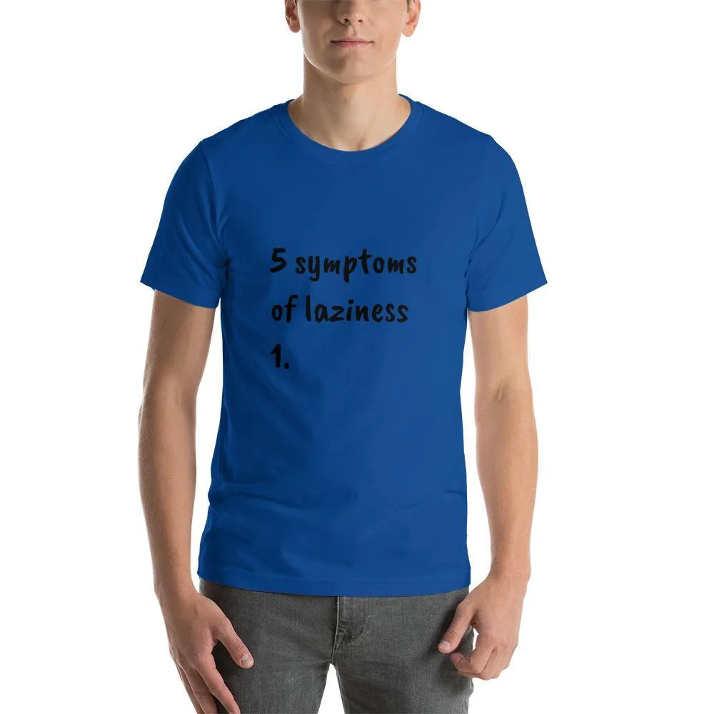 Mister Fab Laziness Men Round Neck printed T-Shirts