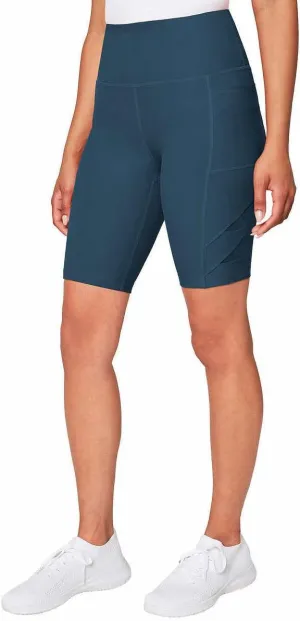Mondetta Womens Midweight High Waisted Bike Shorts