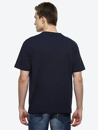 Mono Color Block Oversized T-Shirt