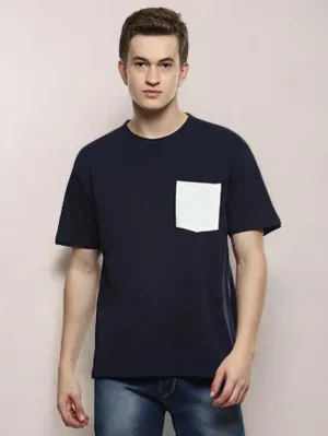 Mono Color Block Oversized T-Shirt