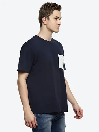 Mono Color Block Oversized T-Shirt