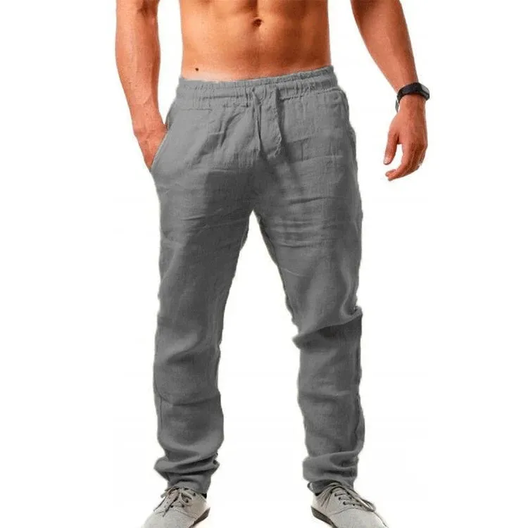 New OB Cotton Linen Loose Pants