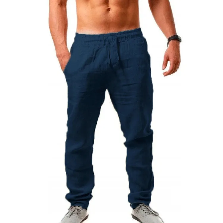New OB Cotton Linen Loose Pants