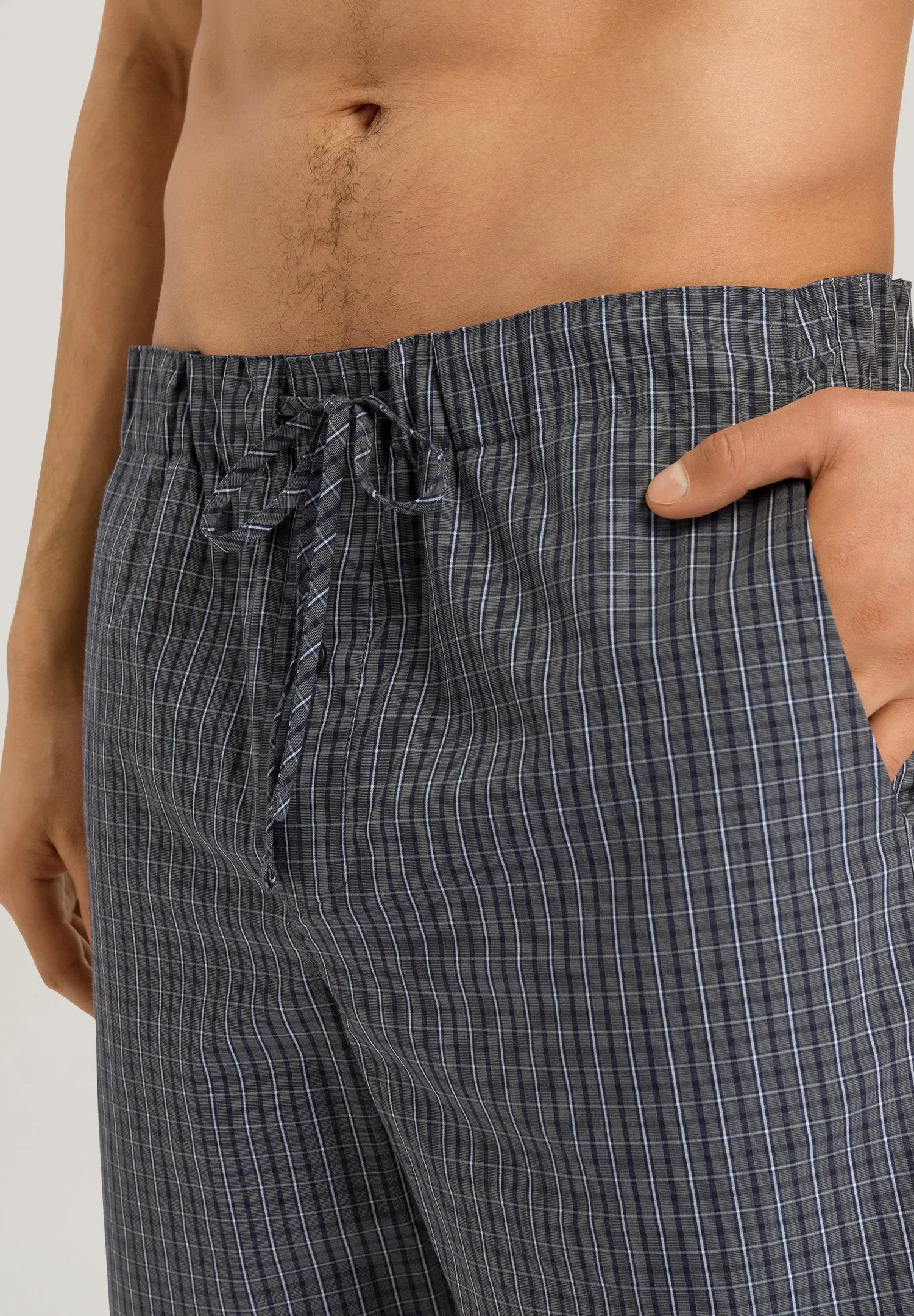 Night And Day Cotton Woven Drawstring Shorts | Casual Check 75433-2385