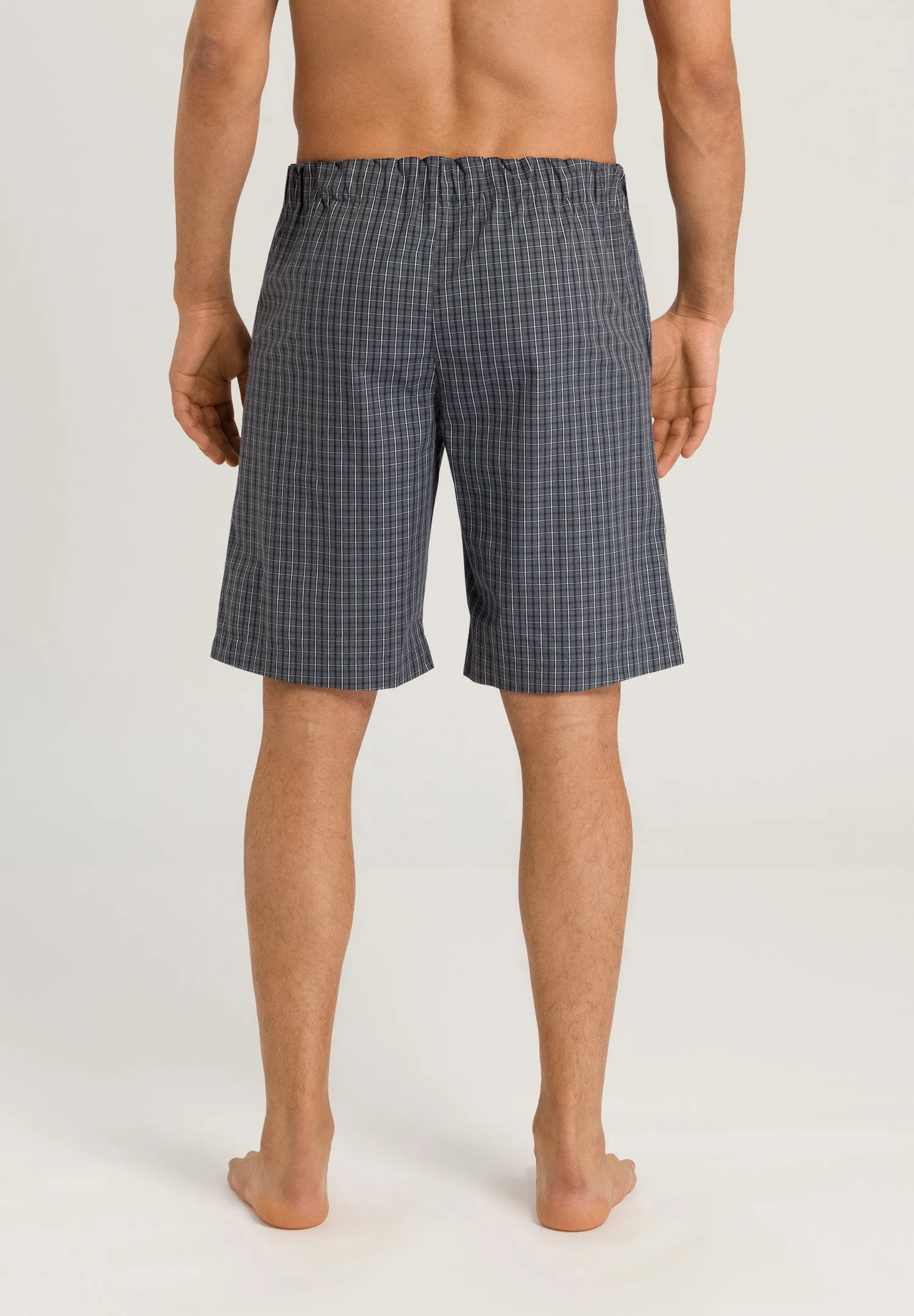 Night And Day Cotton Woven Drawstring Shorts | Casual Check 75433-2385