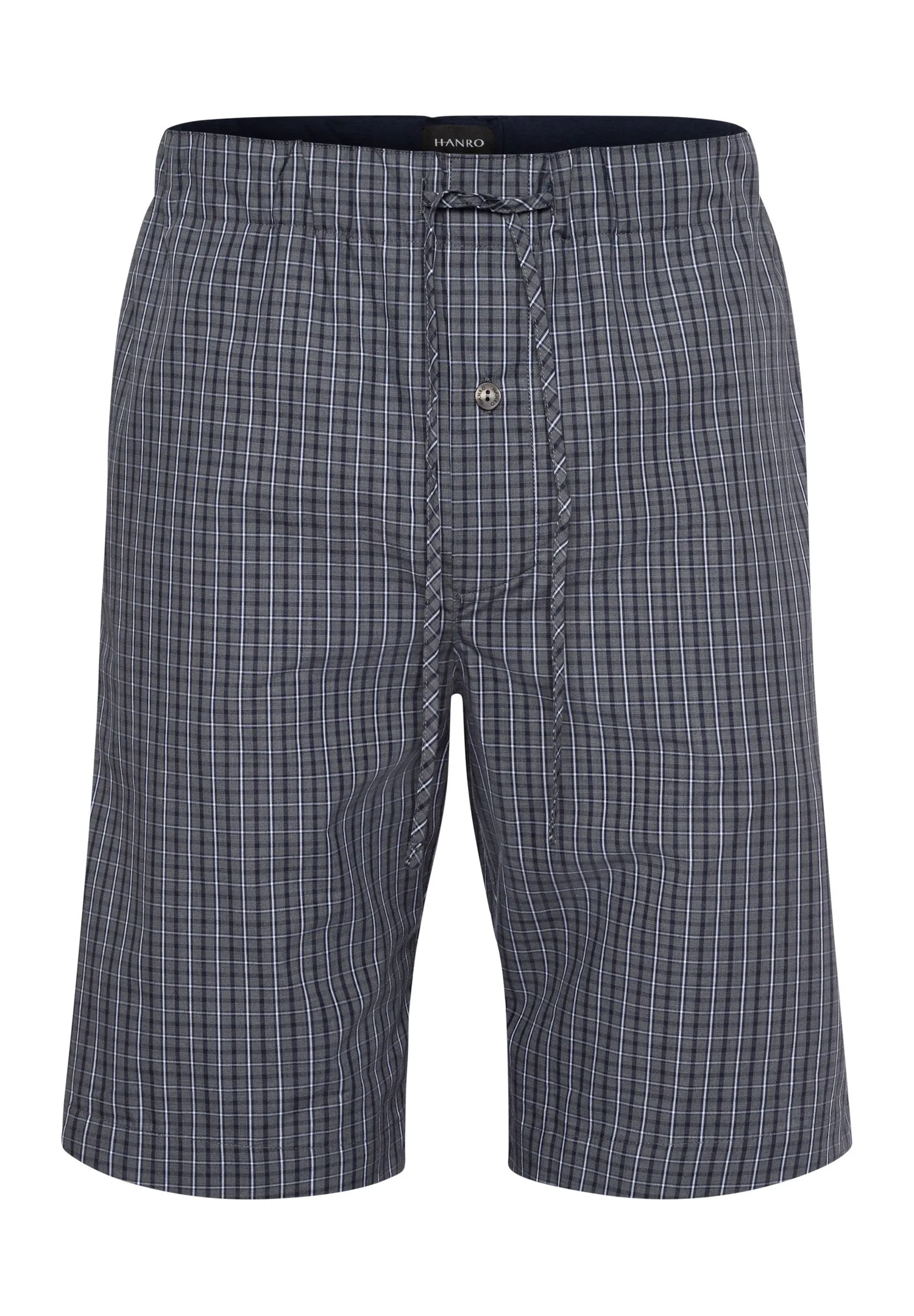 Night And Day Cotton Woven Drawstring Shorts | Casual Check 75433-2385