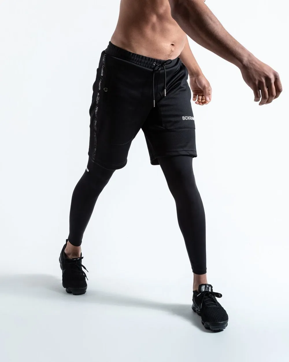 OG PEP SHORTS (2-IN-1 TRAINING TIGHTS) BLACK