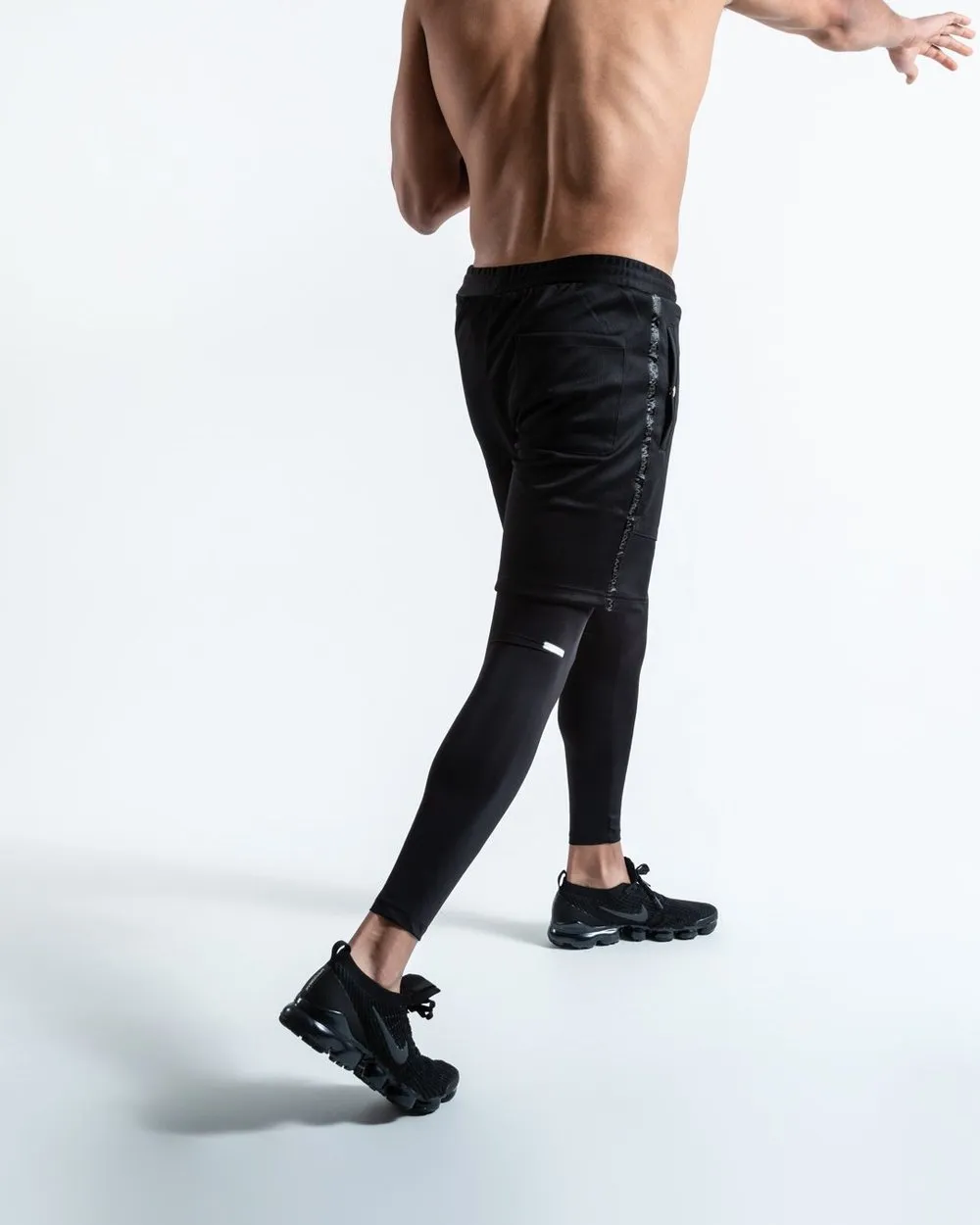 OG PEP SHORTS (2-IN-1 TRAINING TIGHTS) BLACK