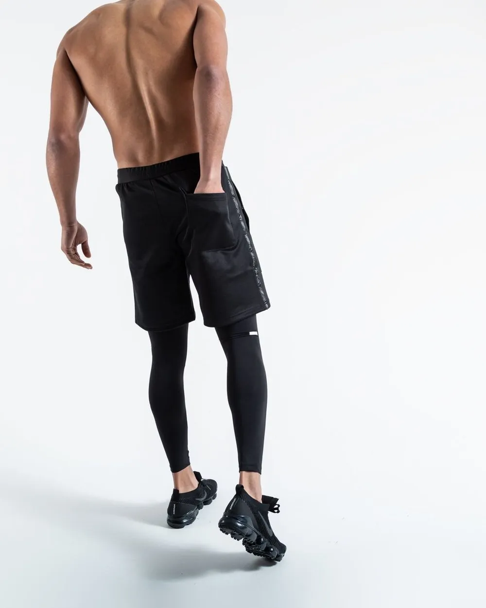 OG PEP SHORTS (2-IN-1 TRAINING TIGHTS) BLACK
