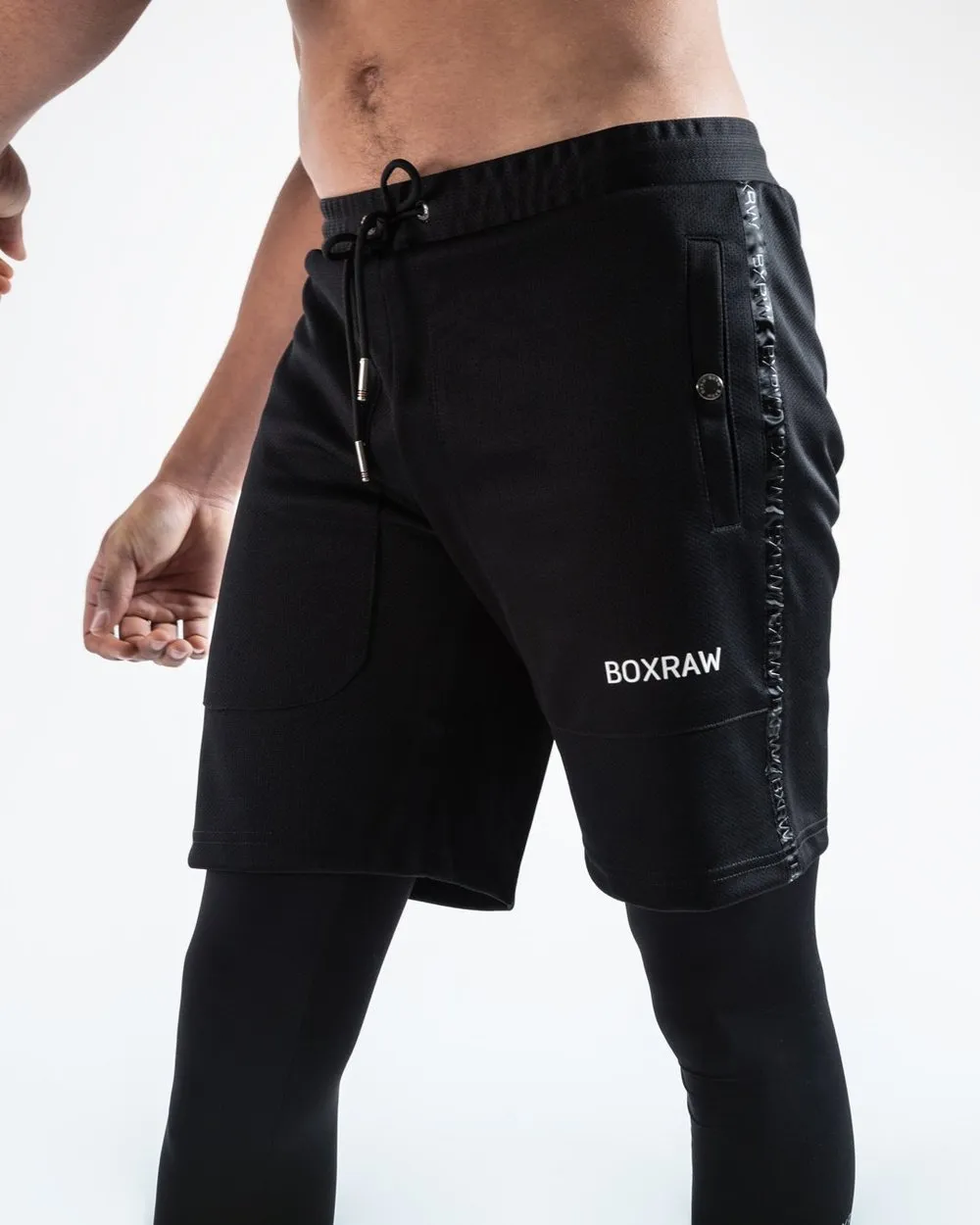 OG PEP SHORTS (2-IN-1 TRAINING TIGHTS) BLACK