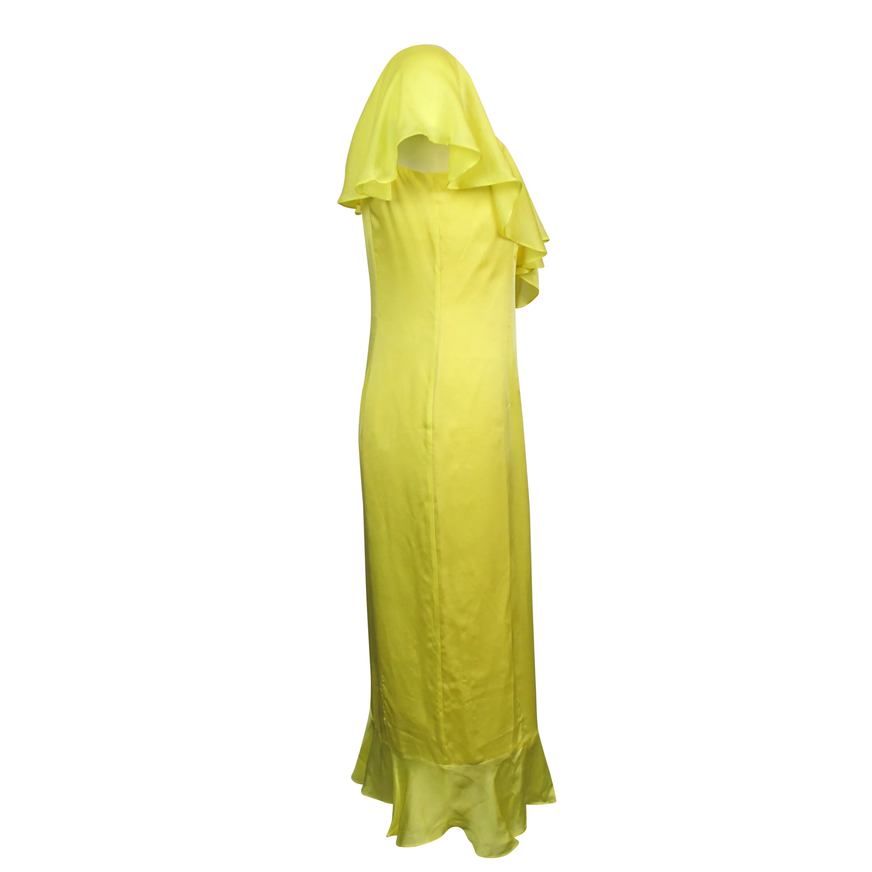 Opening Ceremony Cascade Ruffle Dress - Yellow