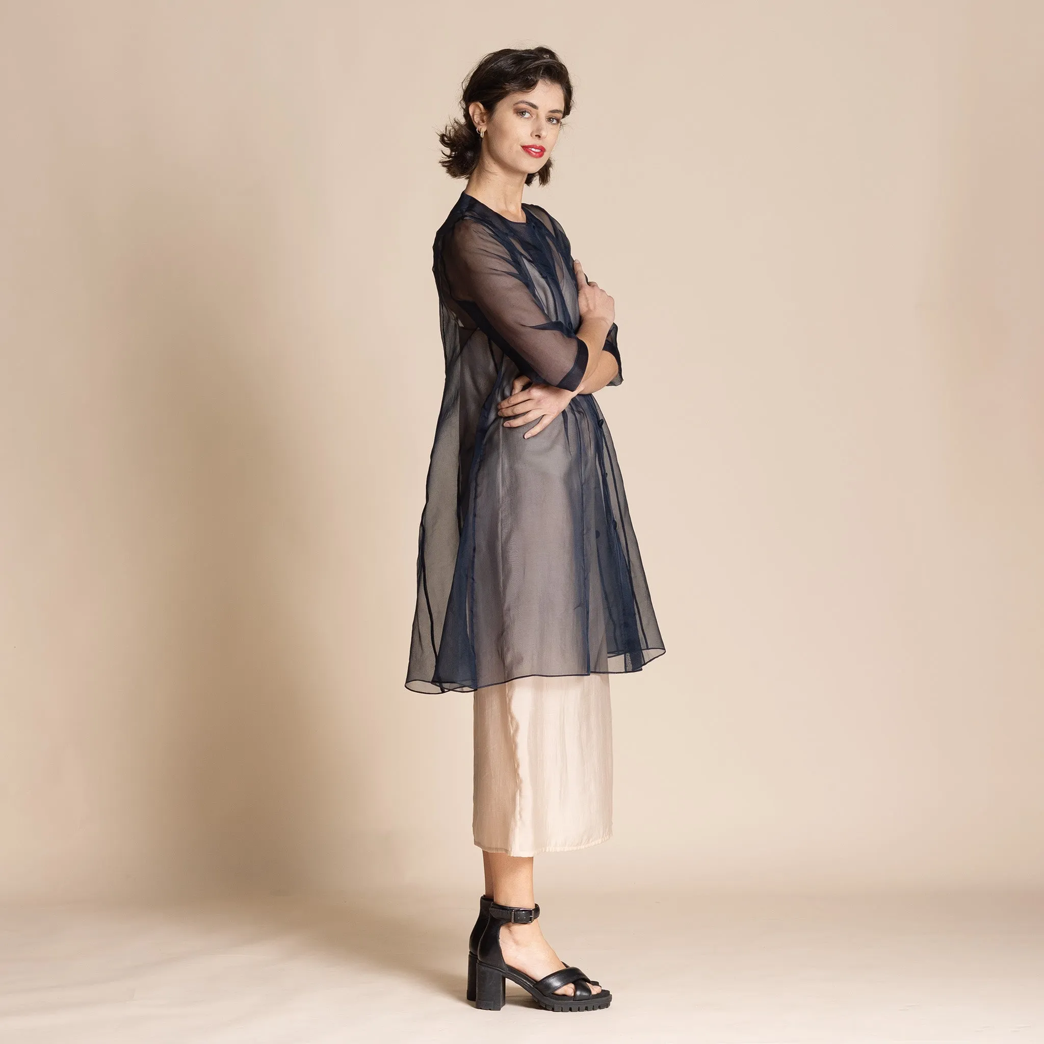 organza giselle coat