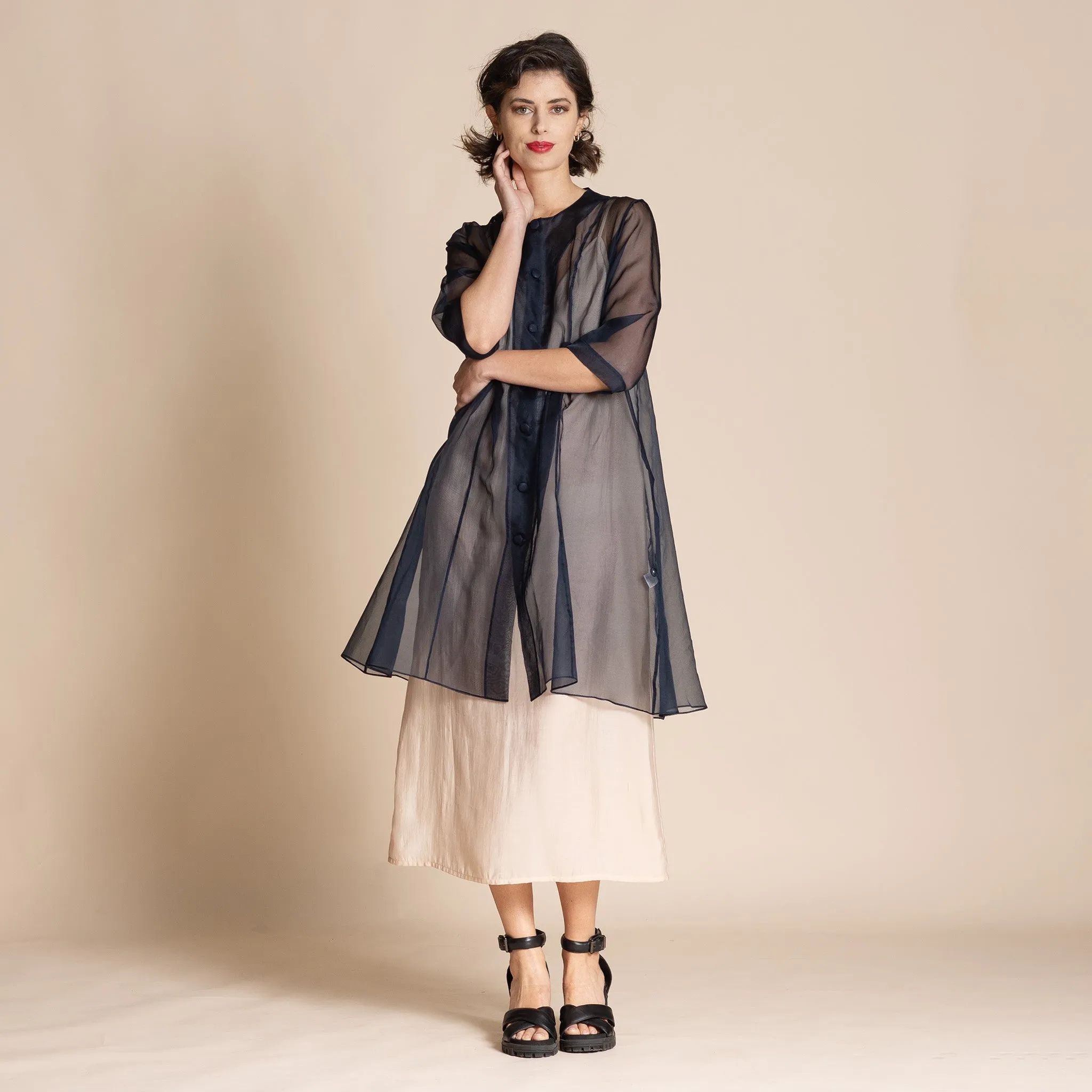 organza giselle coat