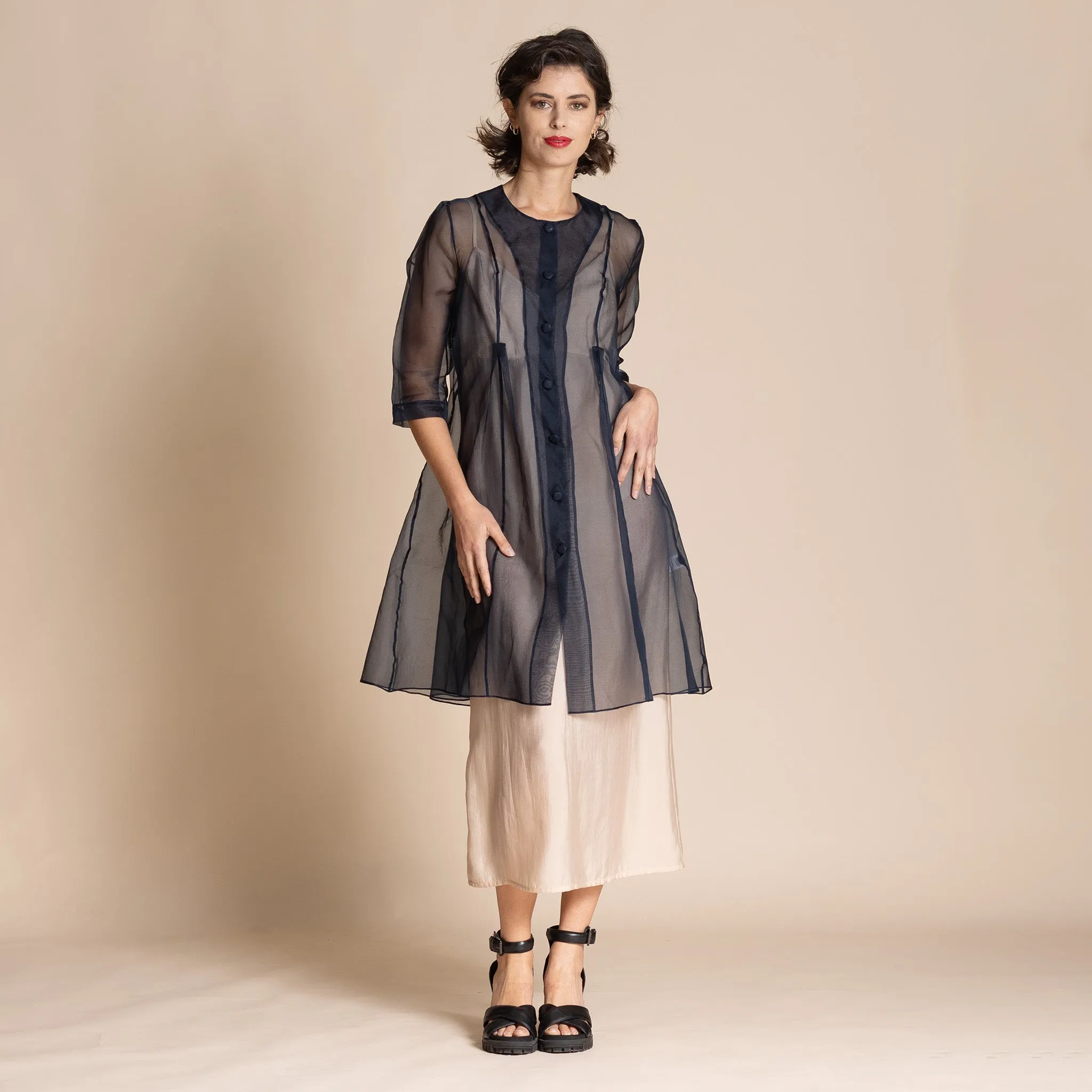 organza giselle coat