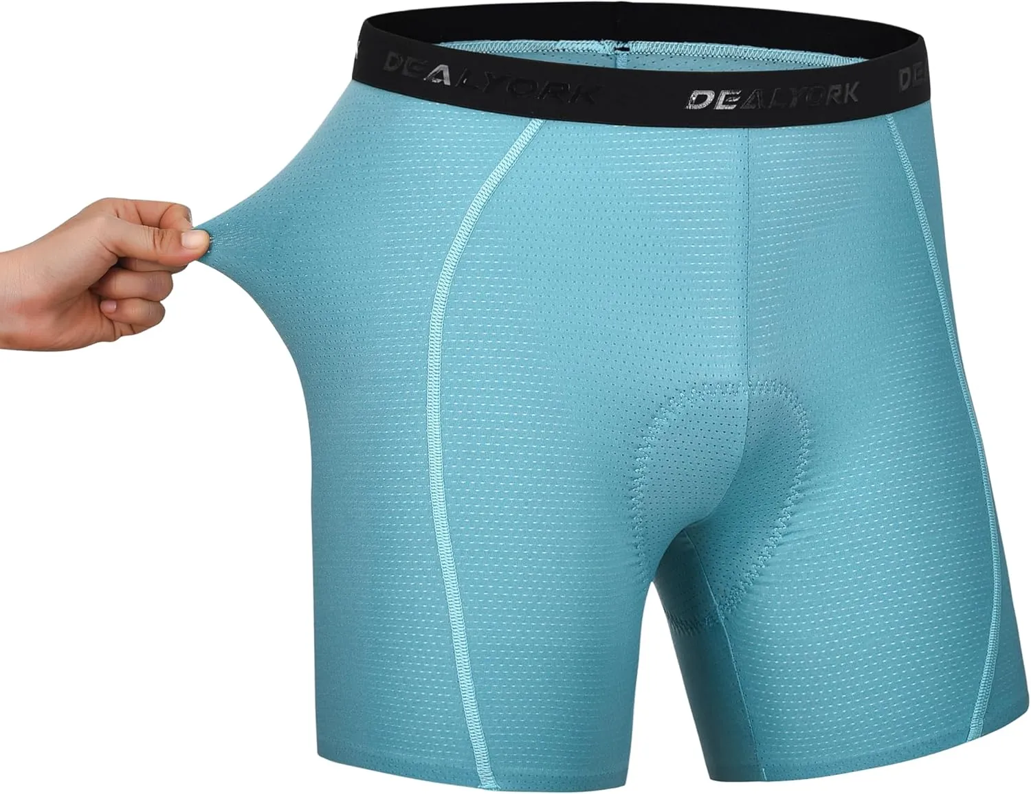 Padded Cycling Shorts Men's Cycling Underwear with 3D Padding Ergonomic Biking Bicycle Shorts Shock Absorbing Sweat Absorbing
