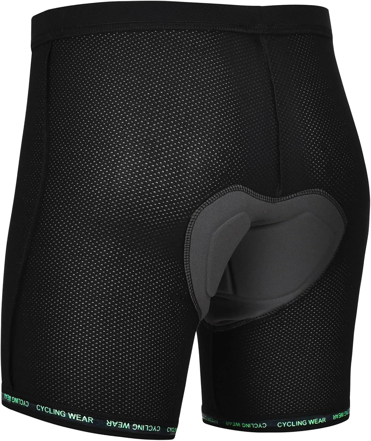Padded Cycling Shorts Men's Cycling Underwear with 3D Padding Ergonomic Biking Bicycle Shorts Shock Absorbing Sweat Absorbing