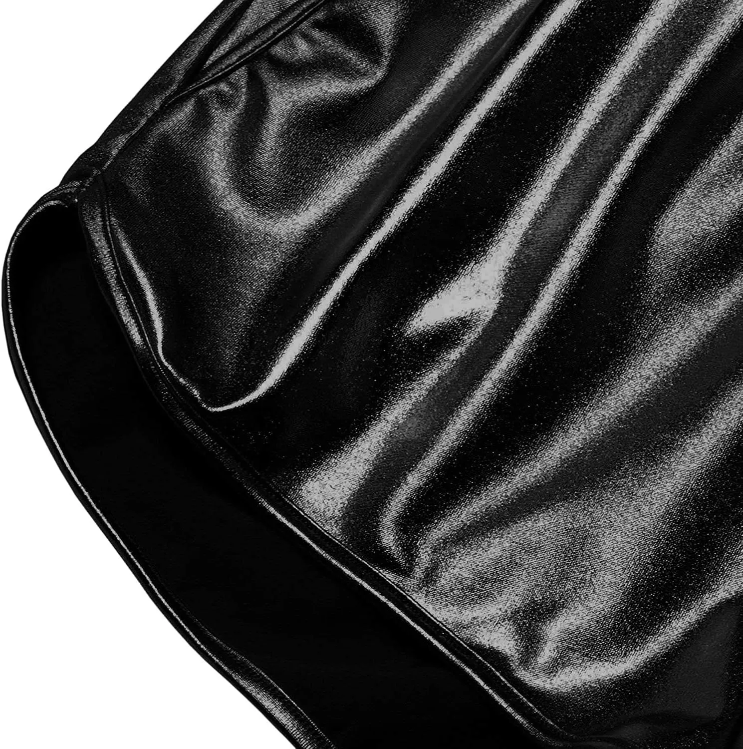 PESION Women's Metallic Shiny Shorts Sparkly Rave Hot Short Pants