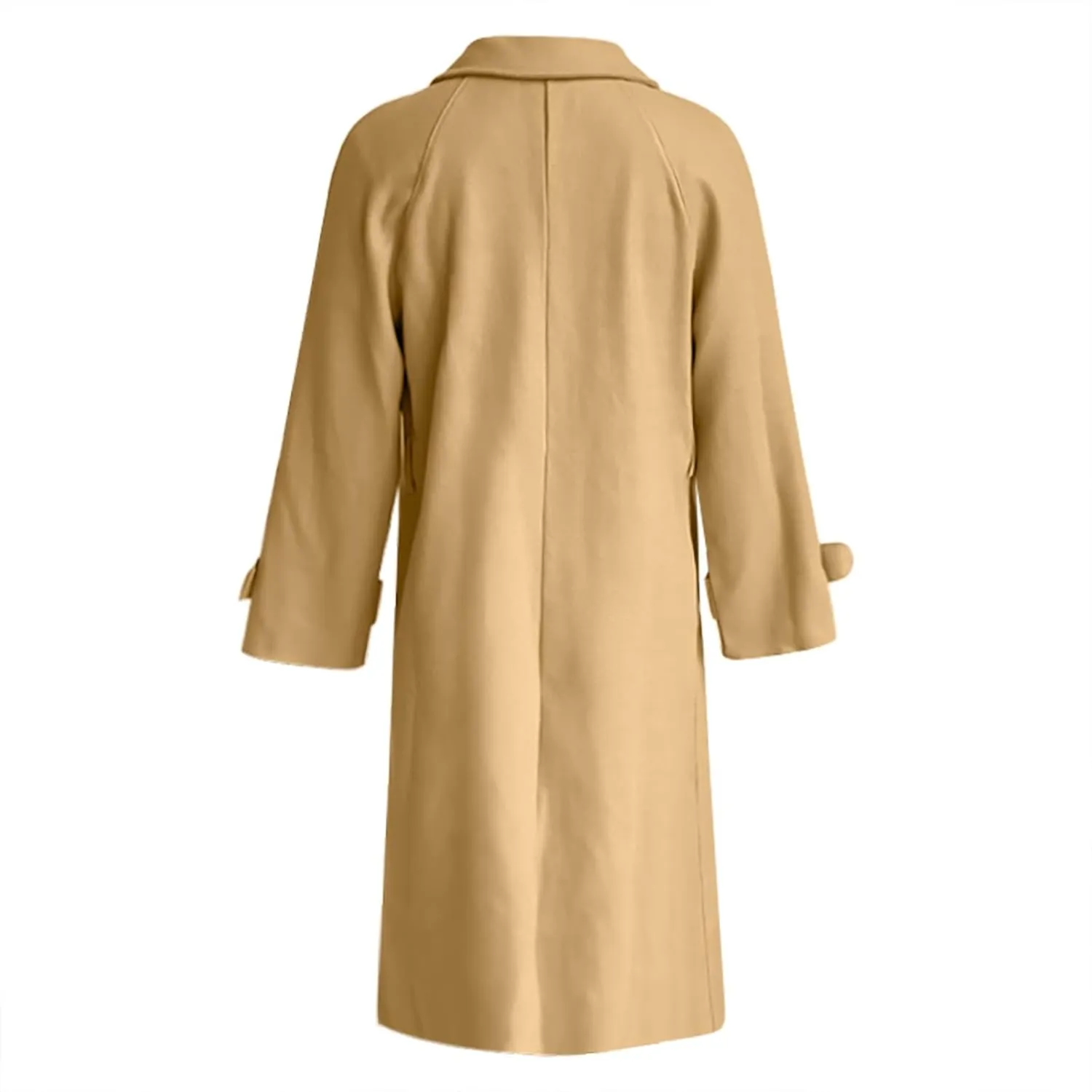 Petite Trench Coat Casual Fuzzy Jacket Loose Fitting Warm Winter Outwear Fashion Lapel Jacket Coats Overcoat for