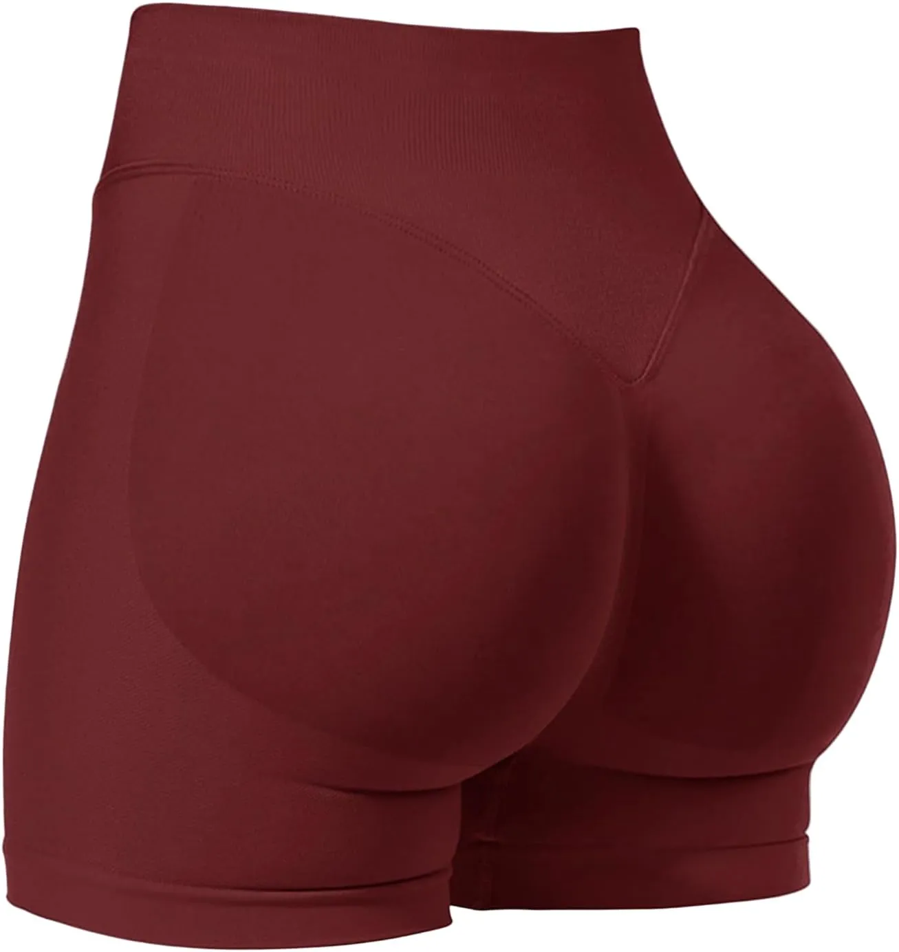 PETYCZEN Womens Gym Shorts Scrunch Butt Lifting Workout Yoga Shorts Seamless High Waisted Booty Biker Shorts Exercise Shorts