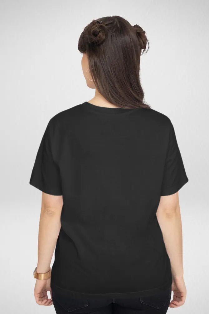 Red and Black Plain T-shirts Combo for Women