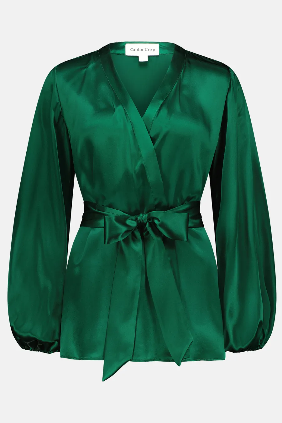 Rhode Robe Emerald Green Silk