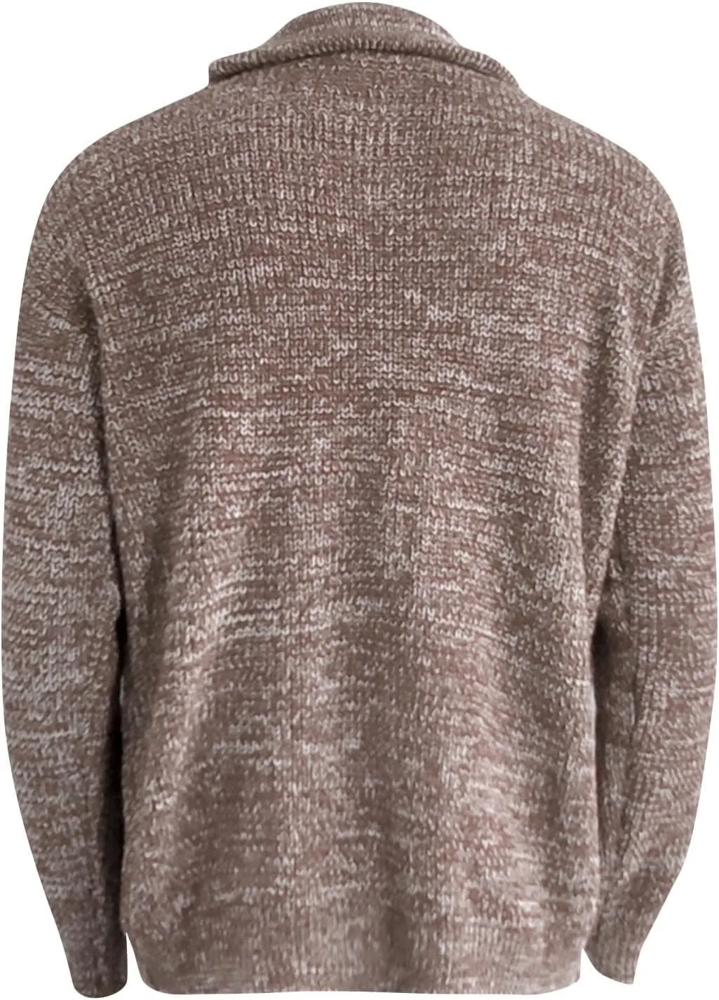 RTRDE Mens Dress Sweater Casual Long Sleeve Shawl Collar Buttons Down Cable Knit Cardigan Sweater Mens, XXL-5XL