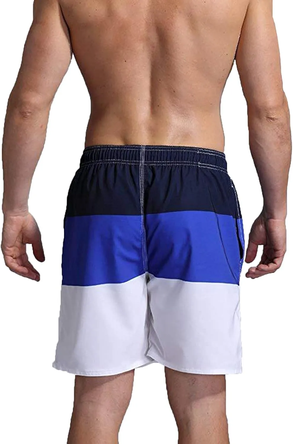 RTRDE Men's Swim Shorts Trunks Quick Dry Beach Shorts with Pockets Swimming, L-4XL