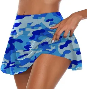 Running Shorts for Women Denim 2 in 1 High Waisted High Waisted Workout Shorts Tennis Shorts Plus Size Yoga Shorts